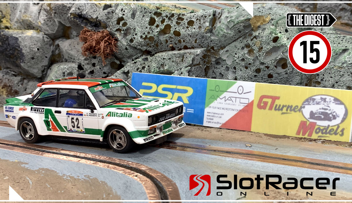 FIAT 131 Abarth on a rally stage