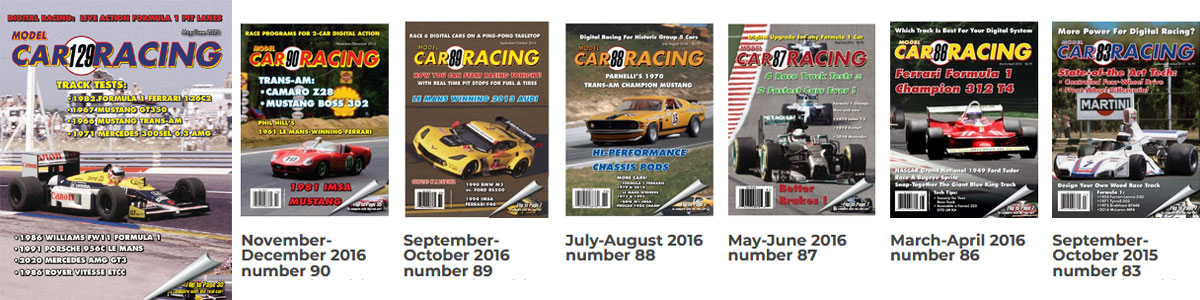 Model Car Racing magazine covers
