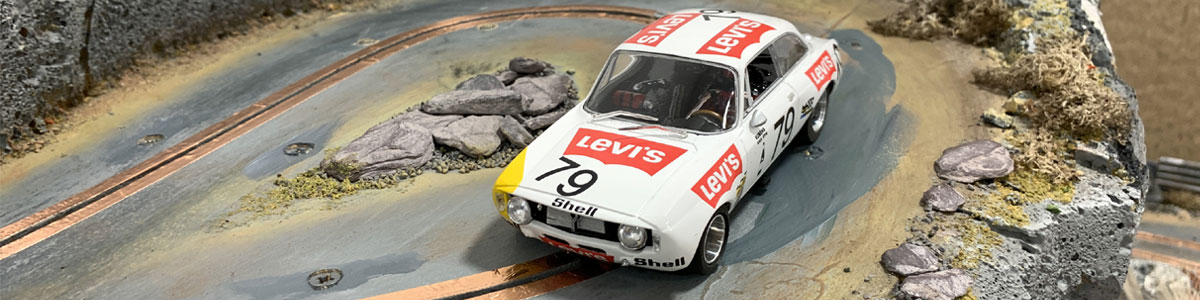Alfa Romeo Giulia on a rally stage