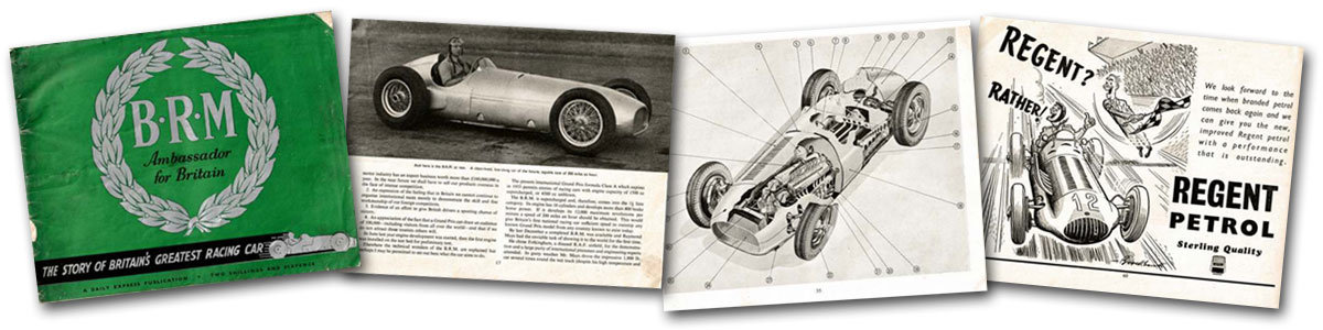 Pages from the official booklet BRM, Ambassador for Britain