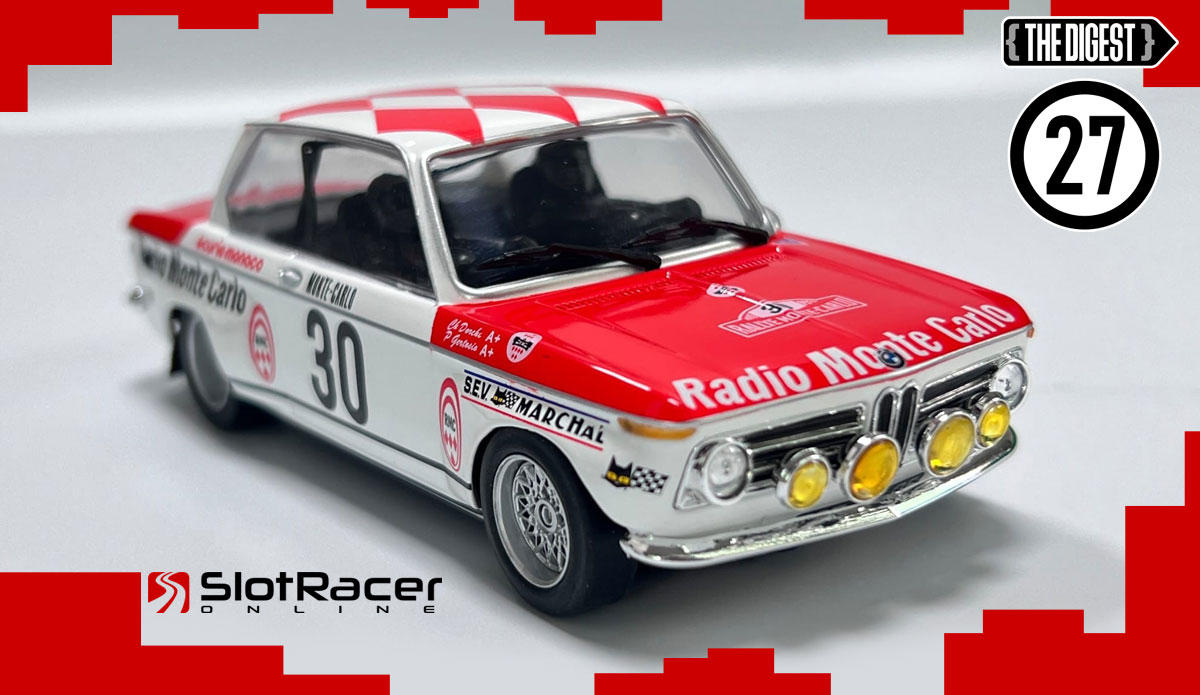 Digest 27, and a Radio Monte Carlo liveried BMW 2002