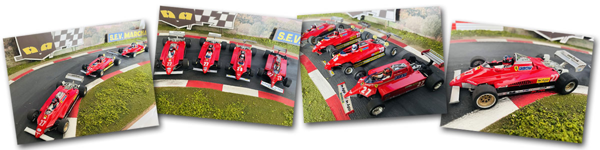 Ferrari 126C slot cars