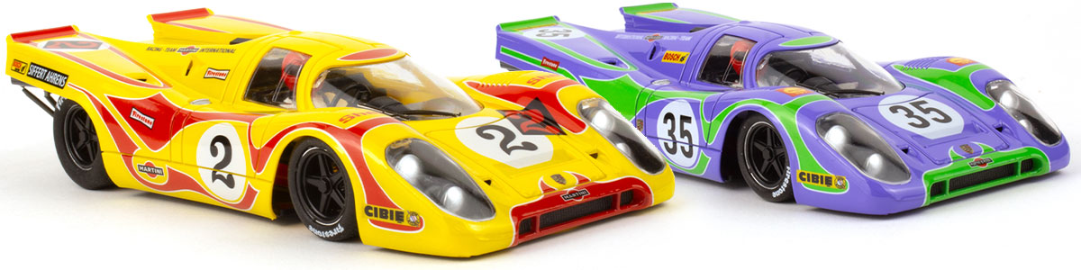 Two NSR Porsche 917s