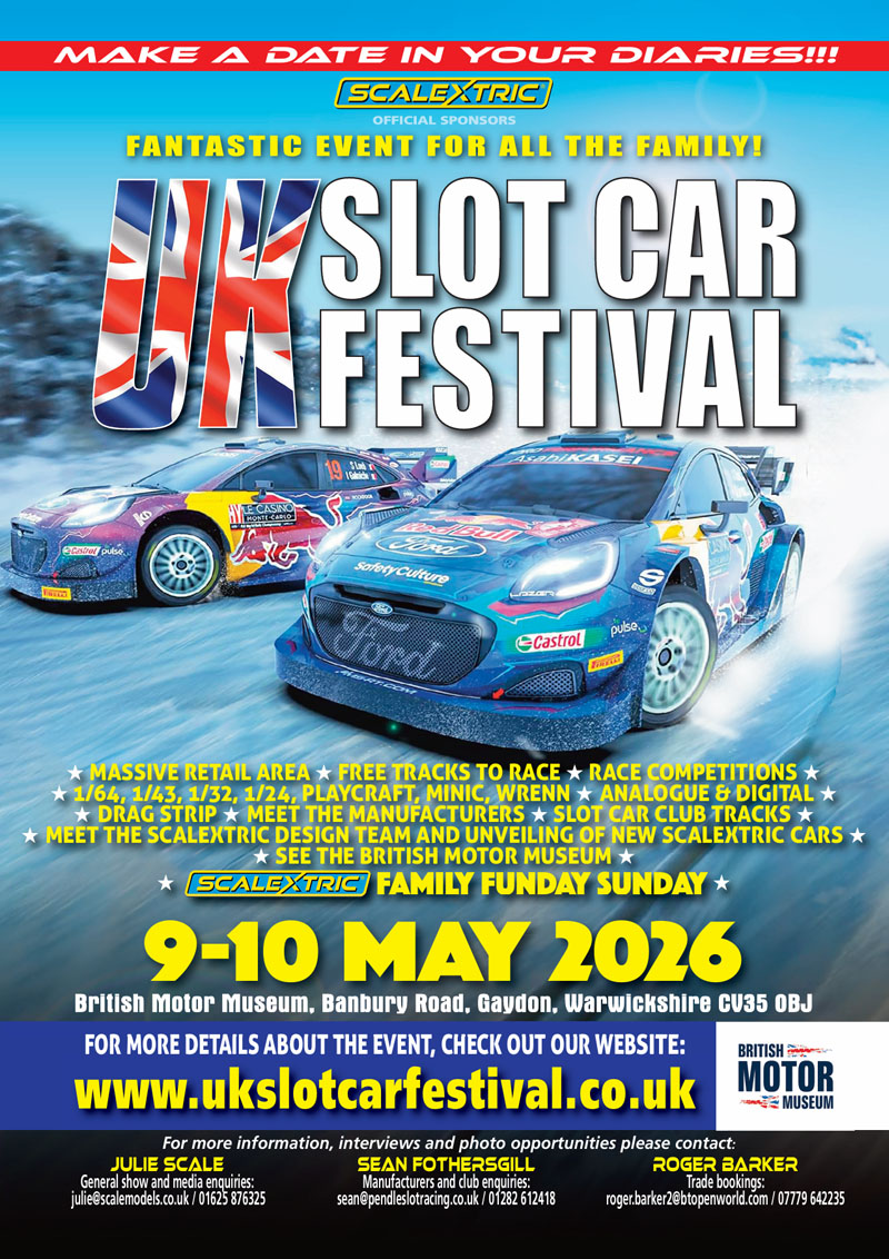UK Slot Car festival Poster